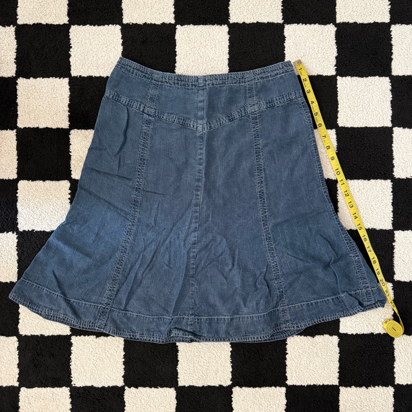 unique vintage whimsical 90s y2k midi skirt