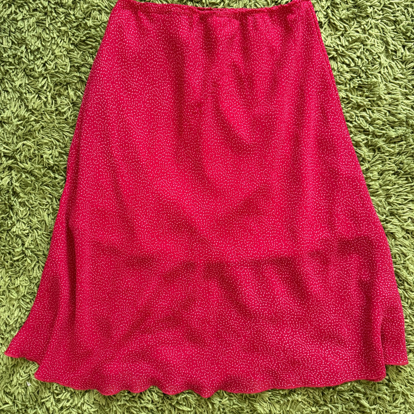 unique handmade vintage whimsy 90s y2k midi skirt
