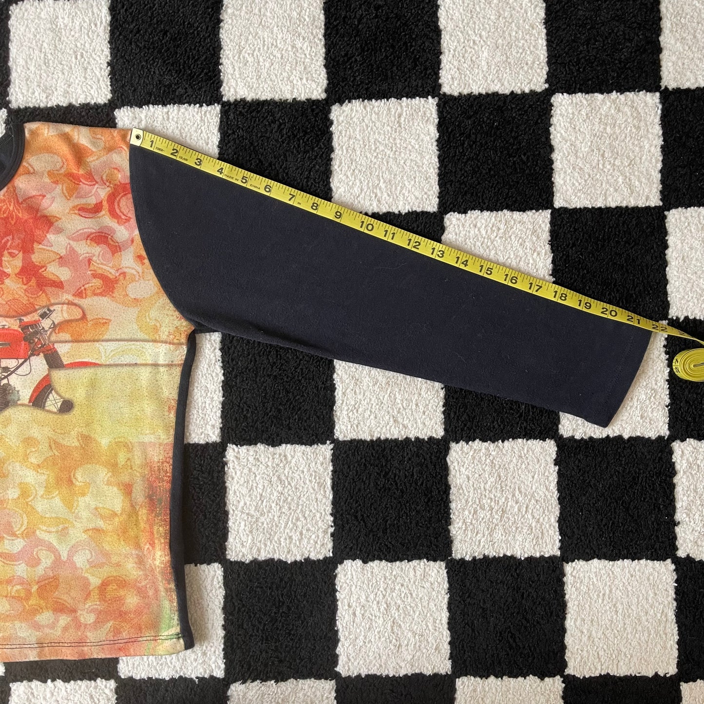 unique vintage whimsy 90s y2k HARLEY DAVIDSON graphic sleeved top
