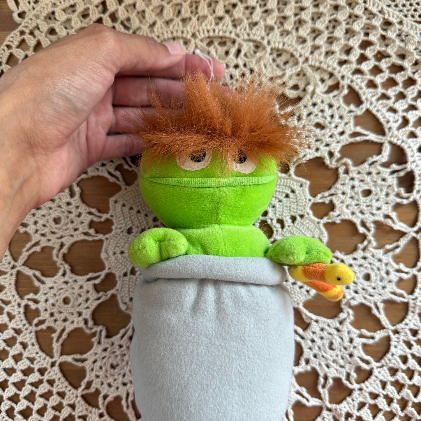unique vintage whimsical OSCAR THE GROUCH plush collectable