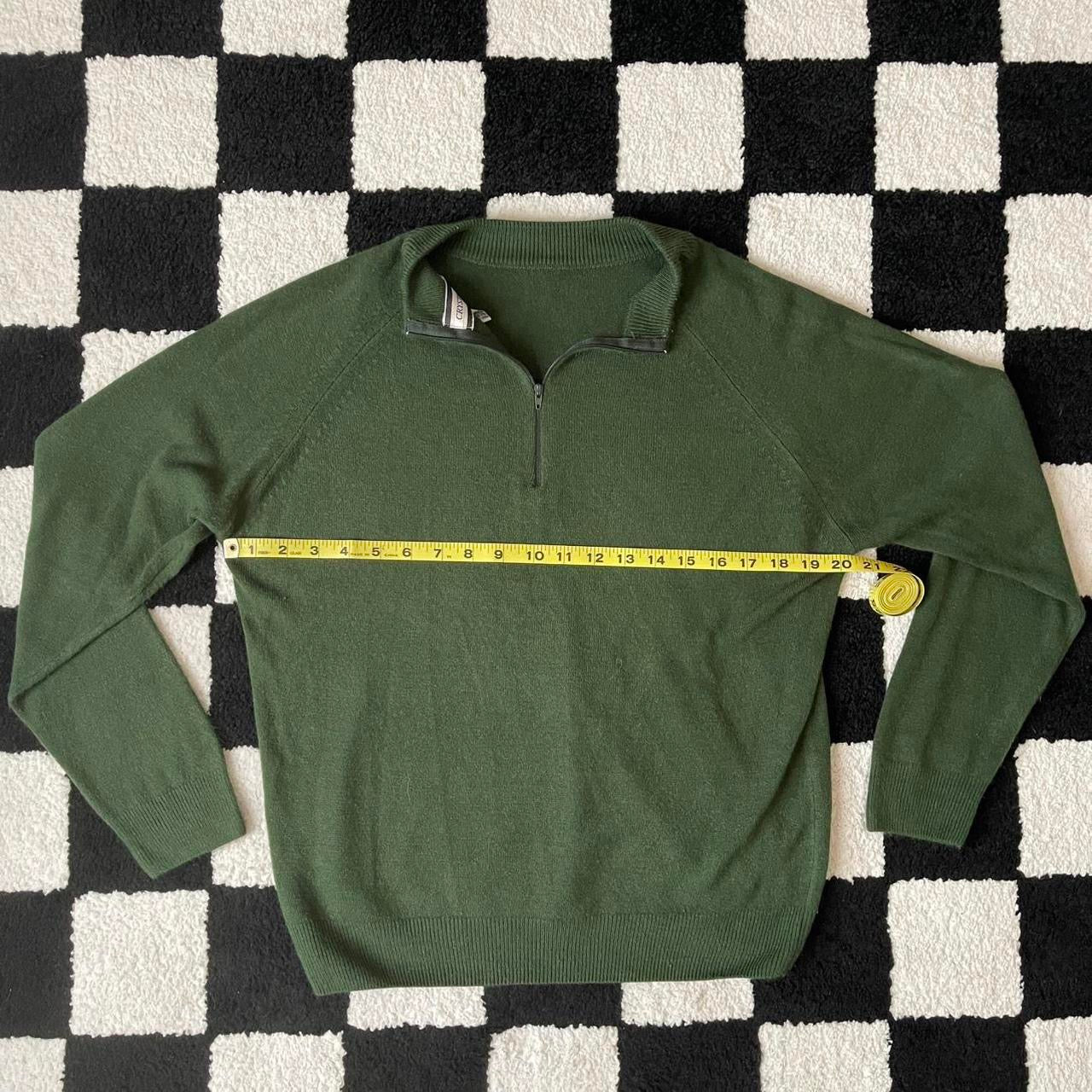 vintage whimsy 90s quarter zip pullover sweater