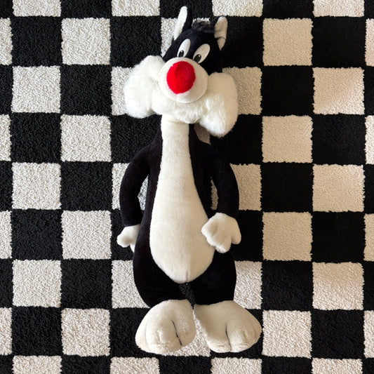 unique vintage whimsical sylvester looney tunes plush wall decor collectable