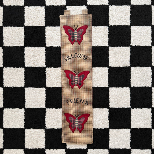 unique vintage whimsical butterfly folk art collectable wall decor