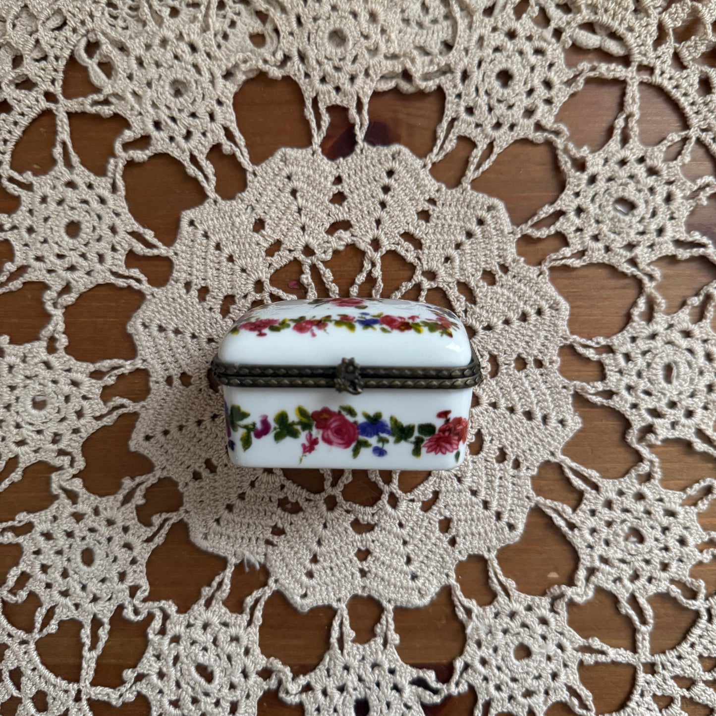 unique vintage whimsical trinket box