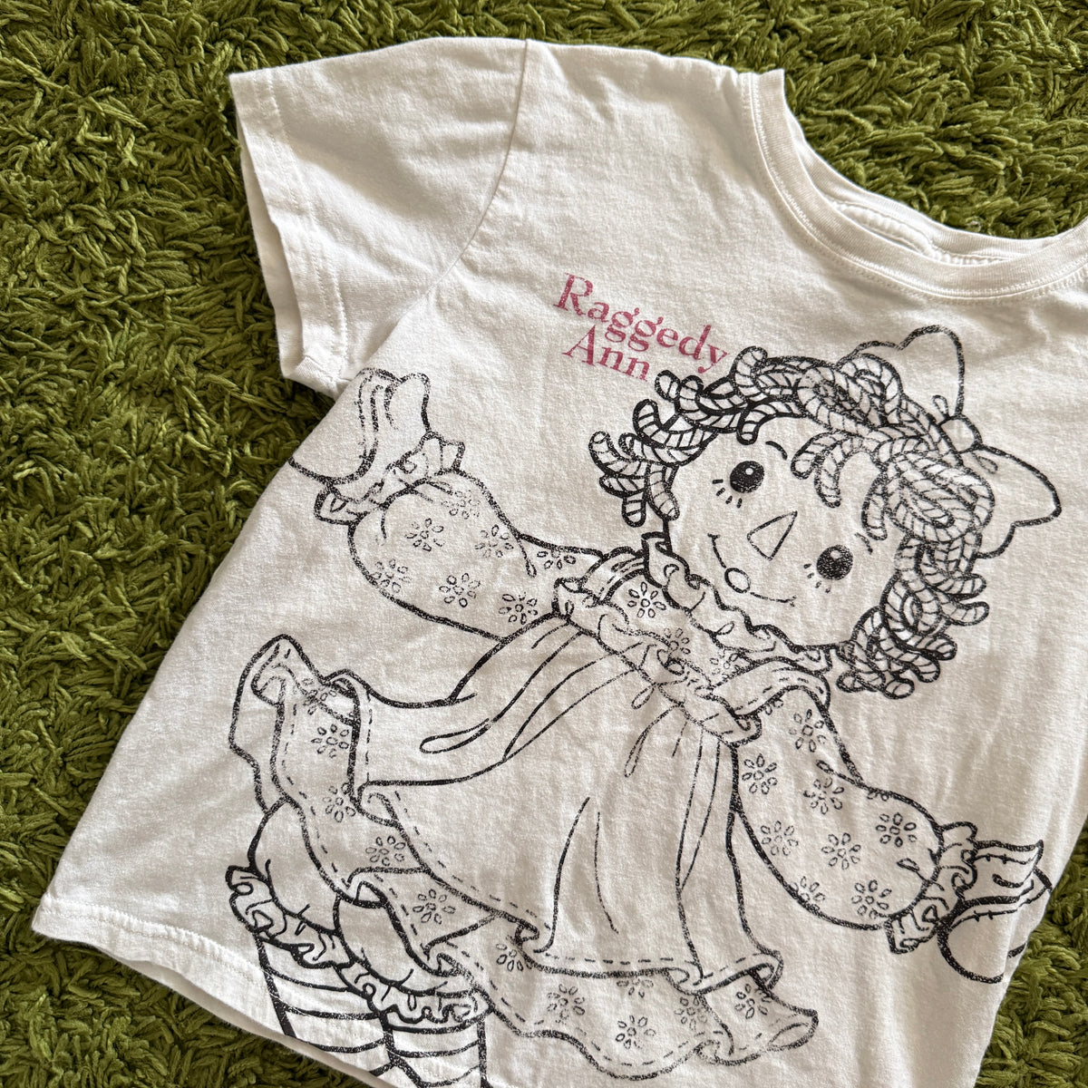 unique vintage whimsical 90s y2k graphic baby tee