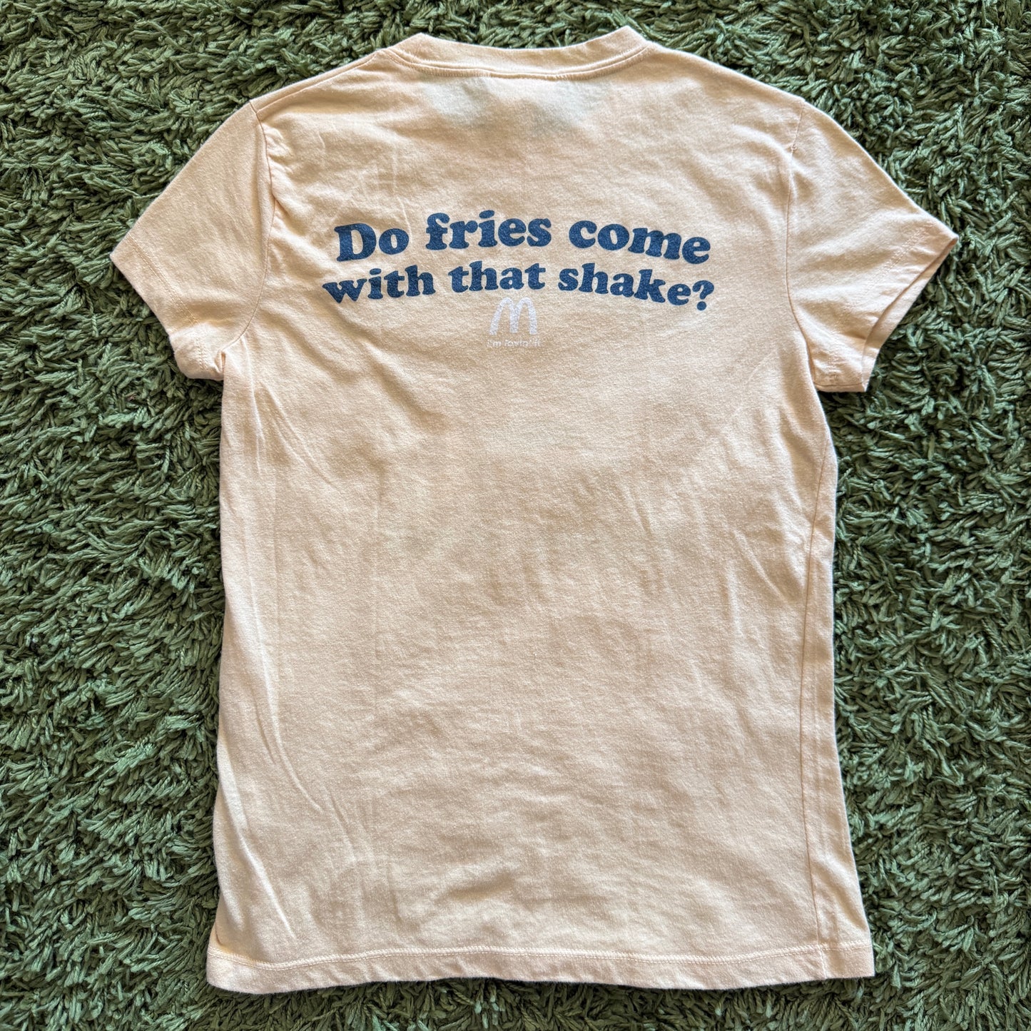 unique vintage whimsical 90s y2k MIGHTY FINE graphic baby tee