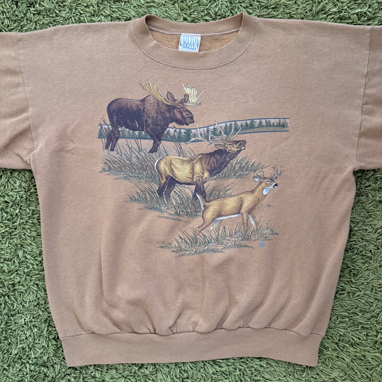 unique vintage whimsical 90s y2k graphic pullover sweatshirt
