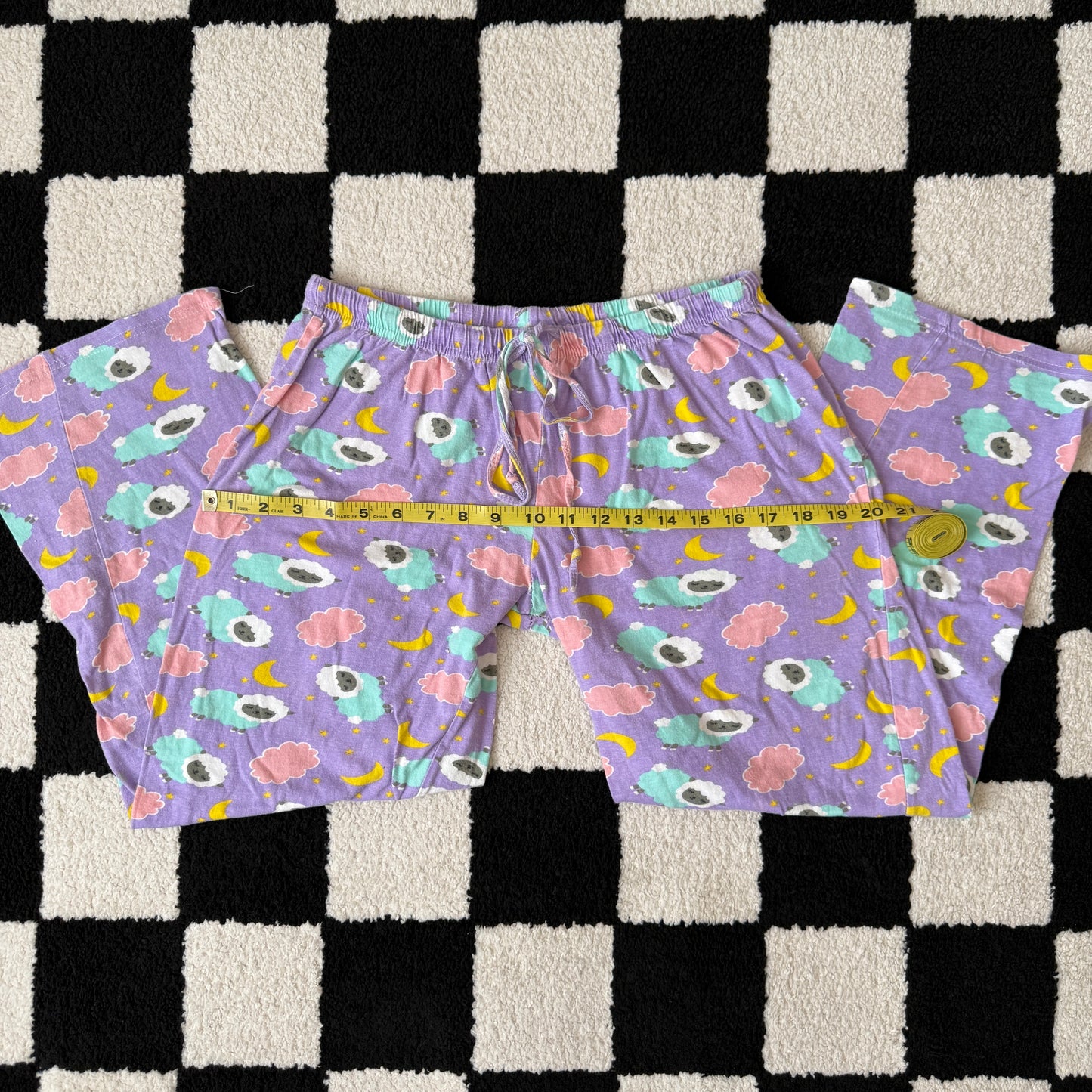 unique vintage whimsical celestial 90s y2k lounge pants