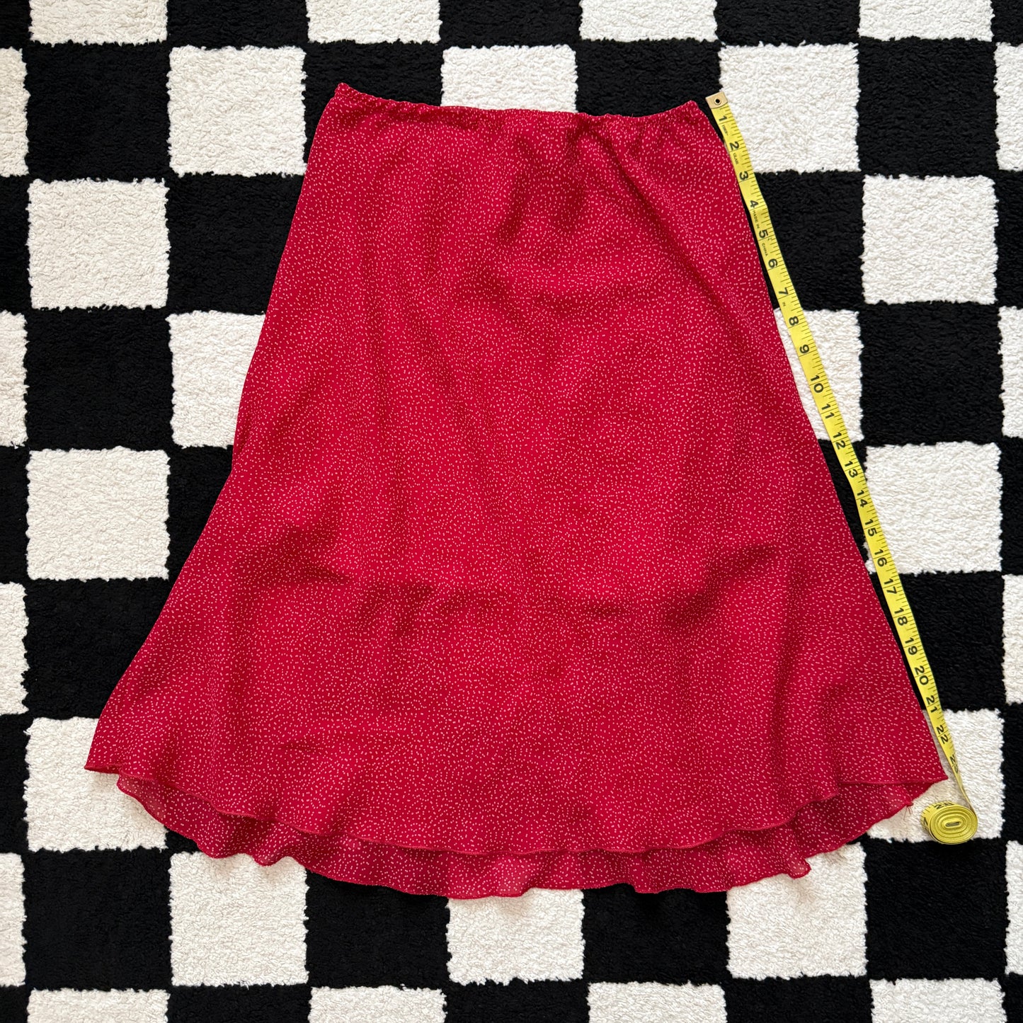unique handmade vintage whimsy 90s y2k midi skirt
