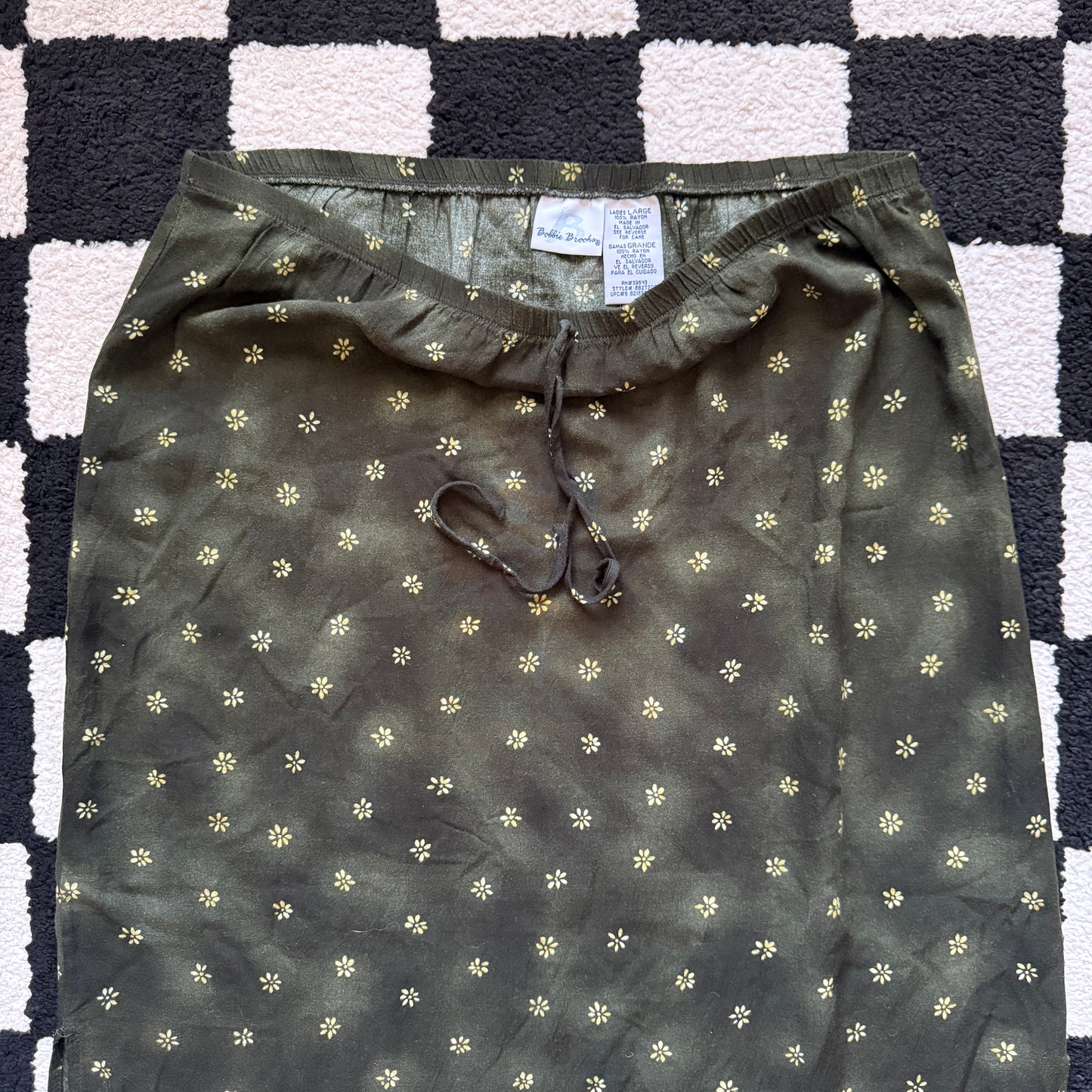 unique vintage whimsy 90s y2k BOBBIE BROOKS maxi skirt
