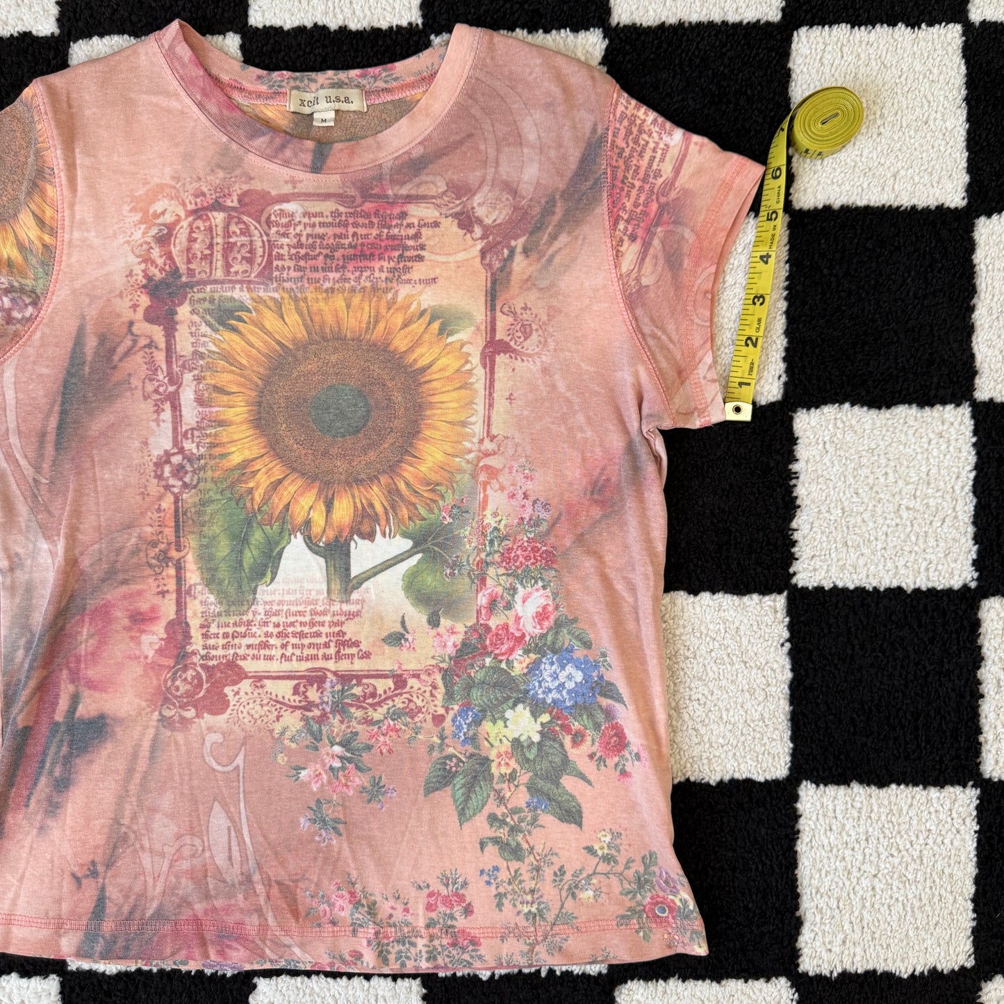 unique vintage whimsy 90s y2k graphic baby tee