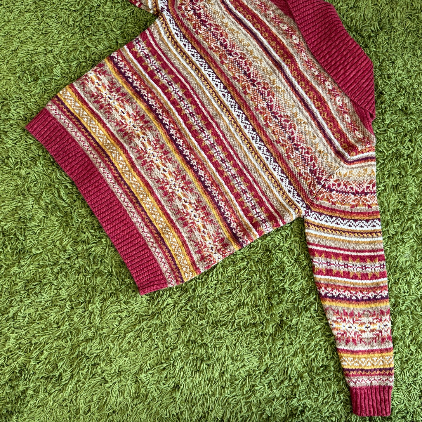 vintage whimsy 90s y2k knit cardigan sweater