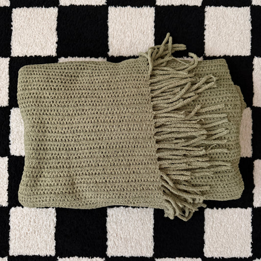 unique handmade vintage whimsical throw blanket