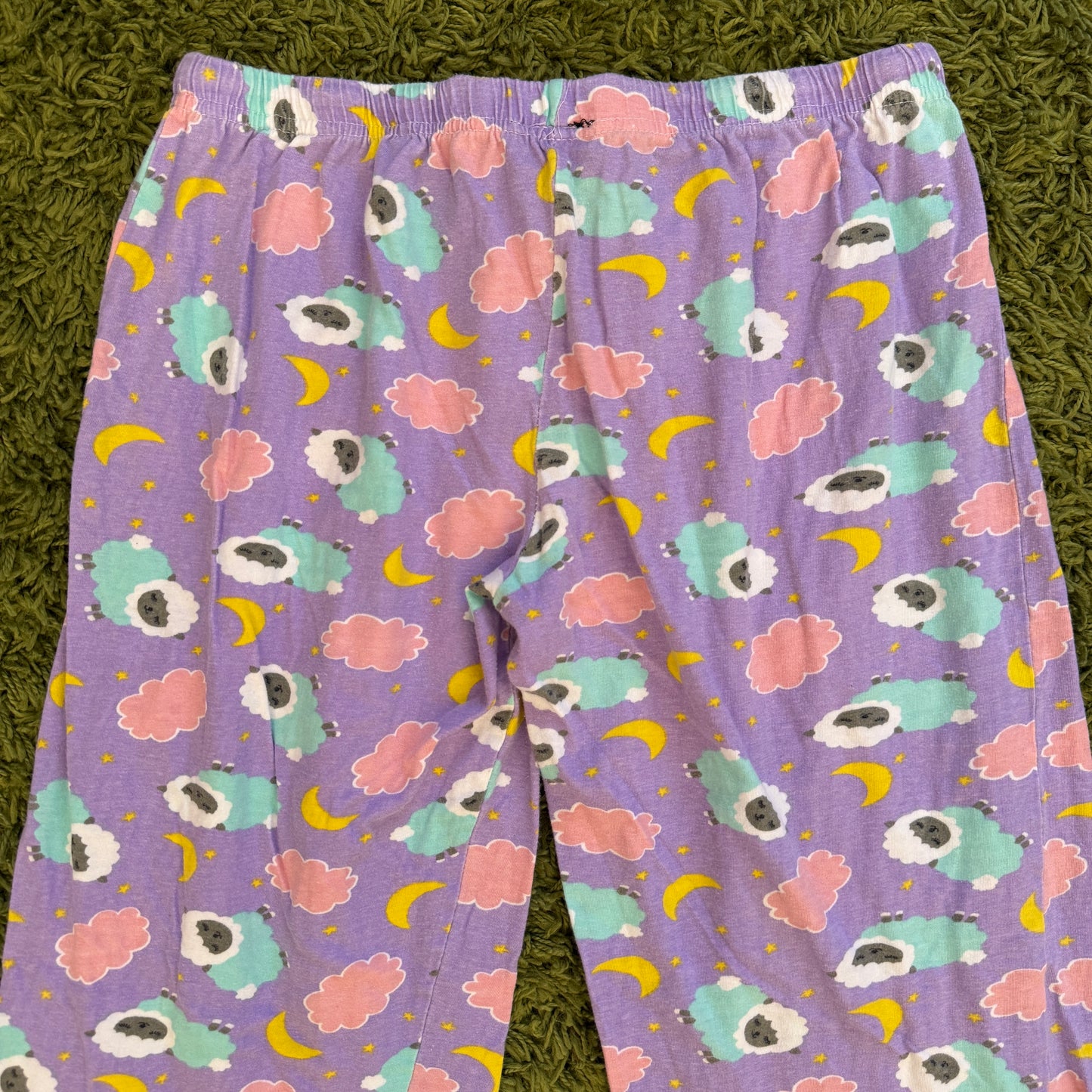 unique vintage whimsical celestial 90s y2k lounge pants