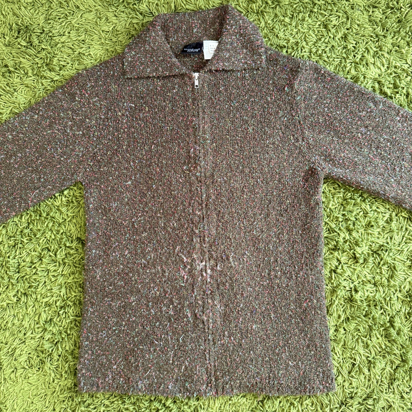 unique vintage whimsy 90s y2k knit cardigan sweater
