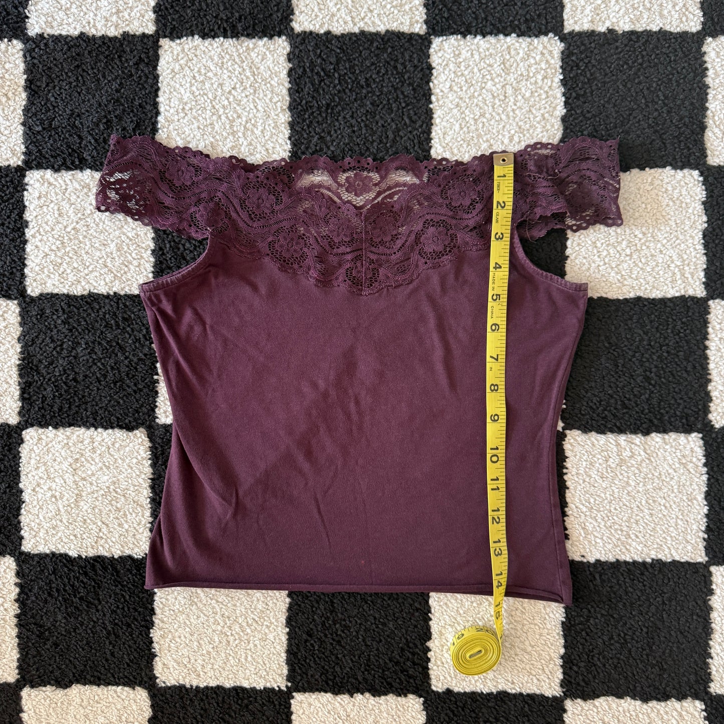 unique vintage whimsical 90s y2k off shoulder top