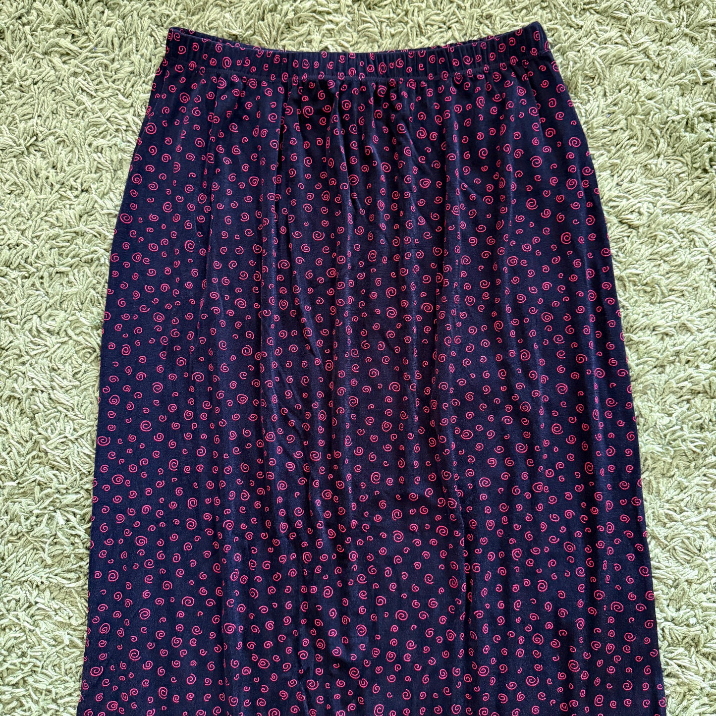 unique vintage whimsical 90s y2k maxi skirt