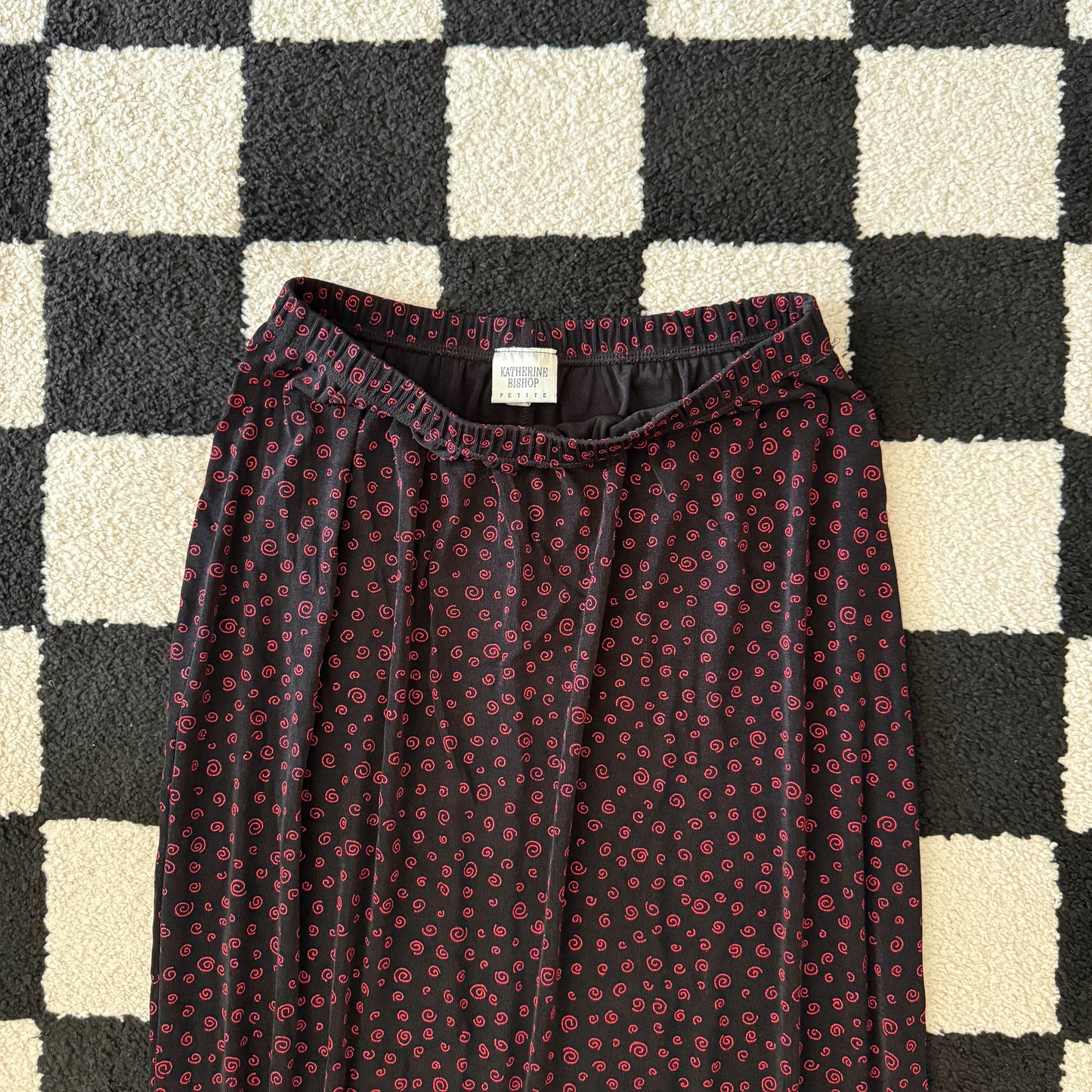 unique vintage whimsical 90s y2k maxi skirt