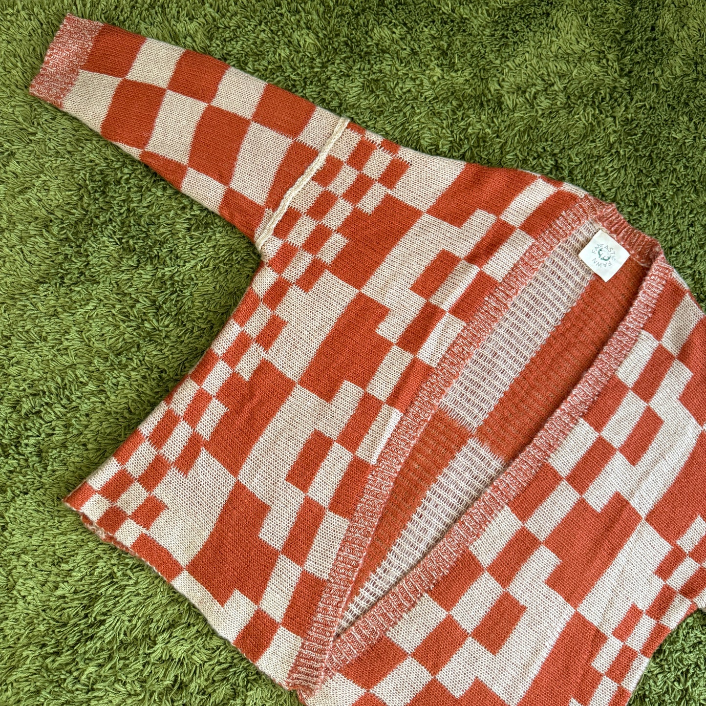 unique vintage whimsy 90s y2k knit cardigan sweater