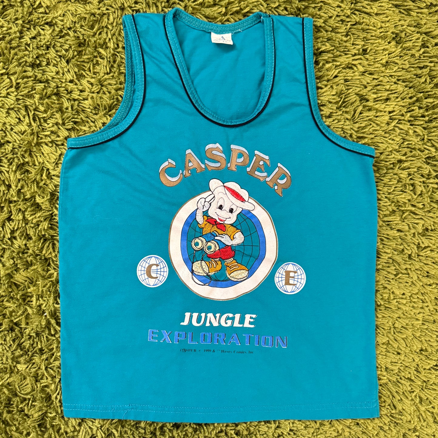unique vintage whimsy 90s y2k embroidered tank top
