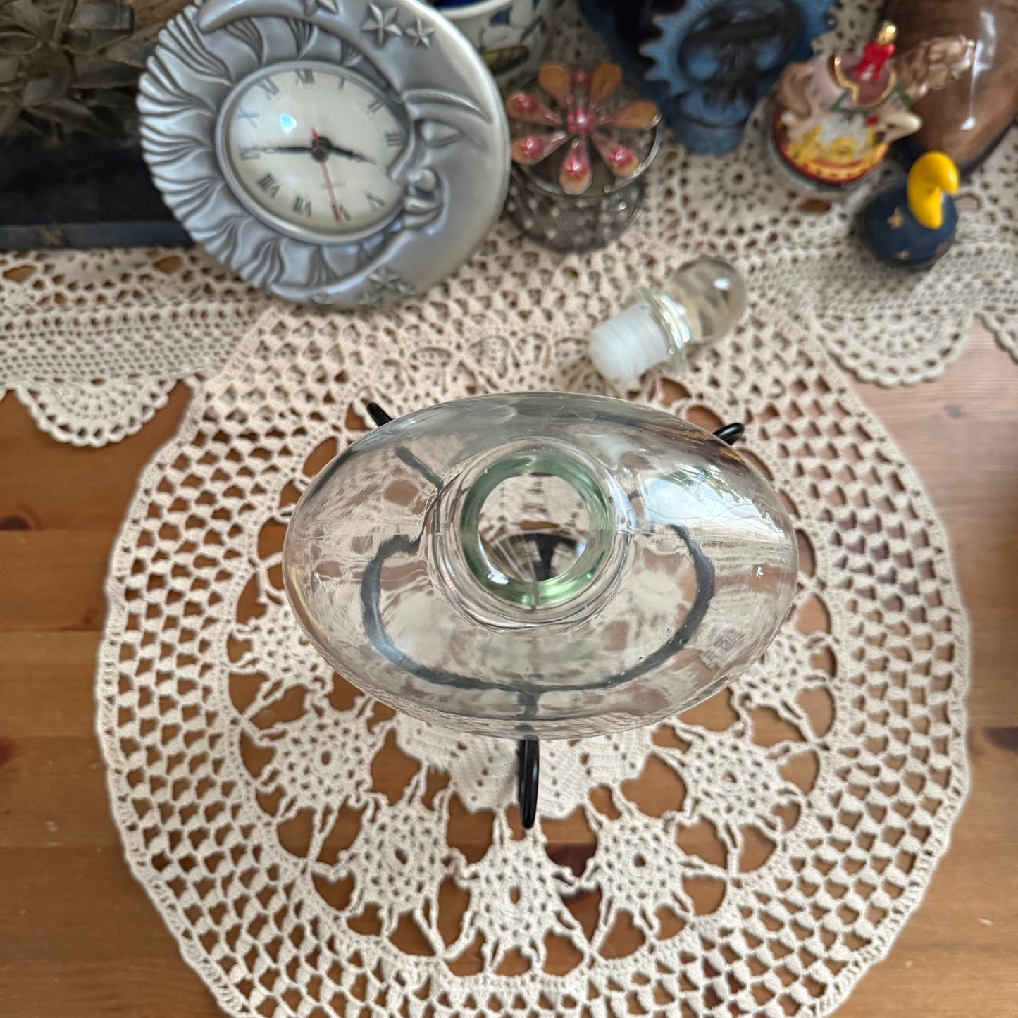 unique vintage whimsical potion bottle + stand