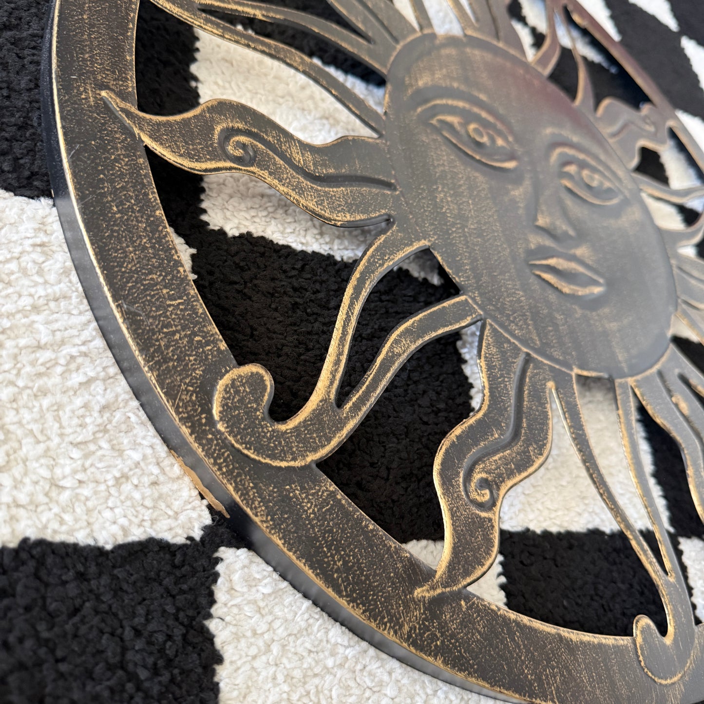 unique whimsical celestial sun wall decor collectable