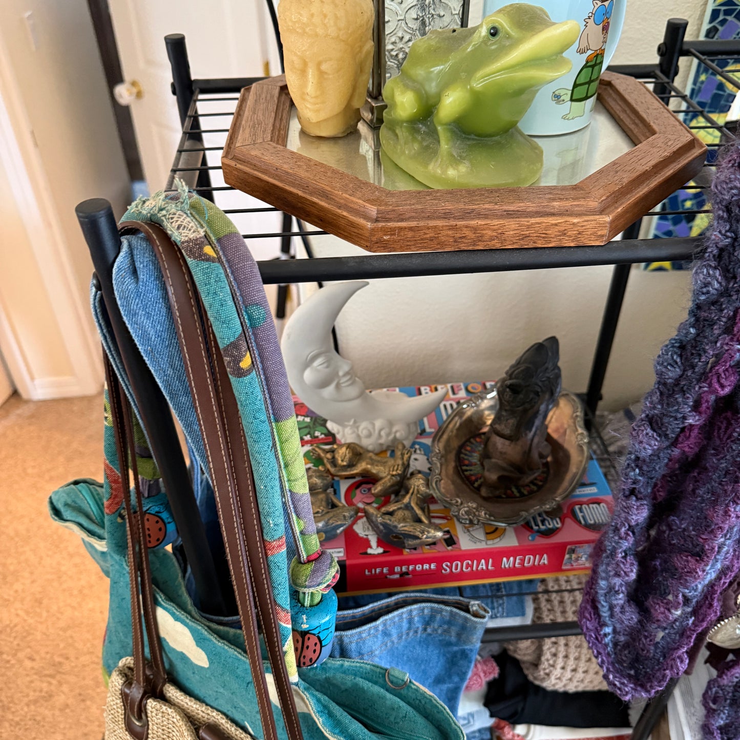 unique vintage whimsical 90s y2k tote bag