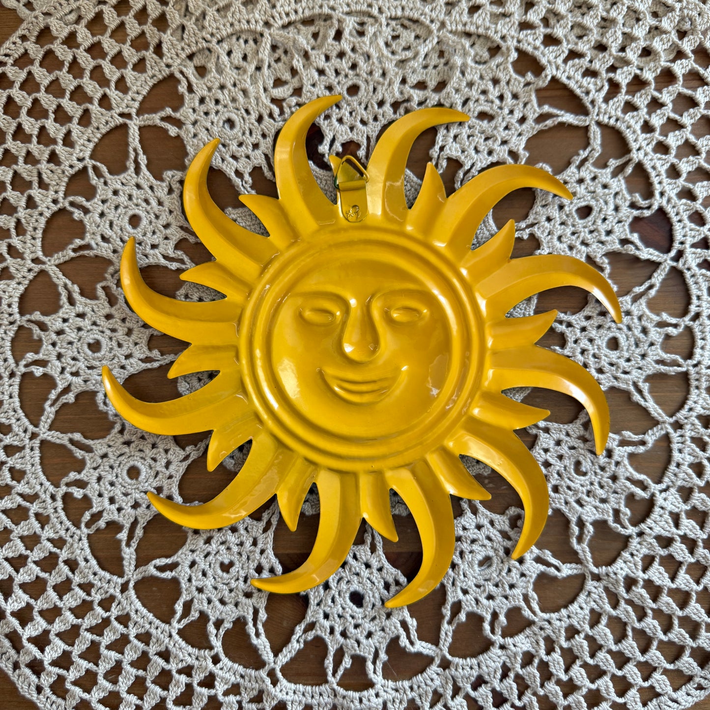 unique vintage whimsical celestial sun wall decor collectable