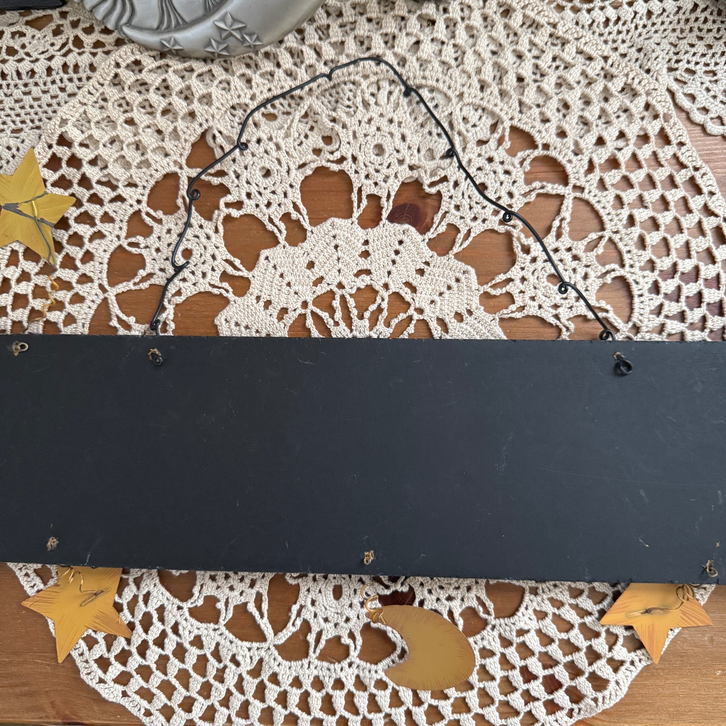 unique whimsical celestial moon and stars collectable wall decor