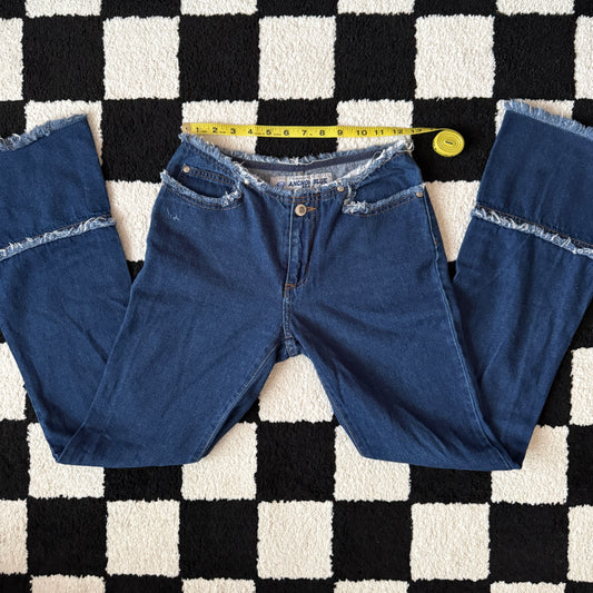 unique vintage whimsy 90s y2k ANCHOR BLUE BRAND denim pants