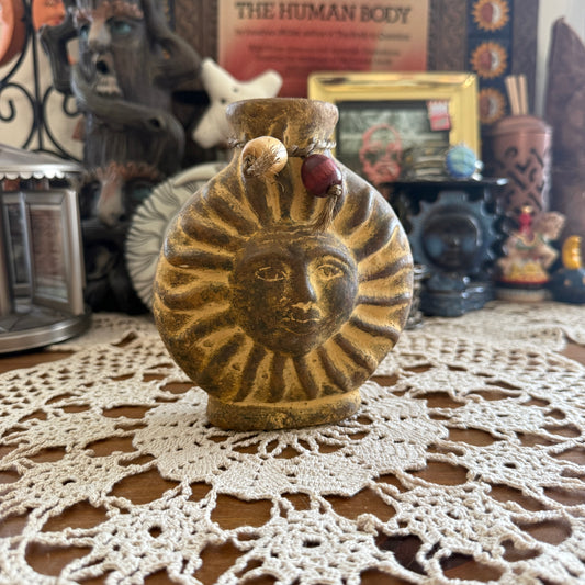 unique vintage whimsical celestial sun folk art collectable