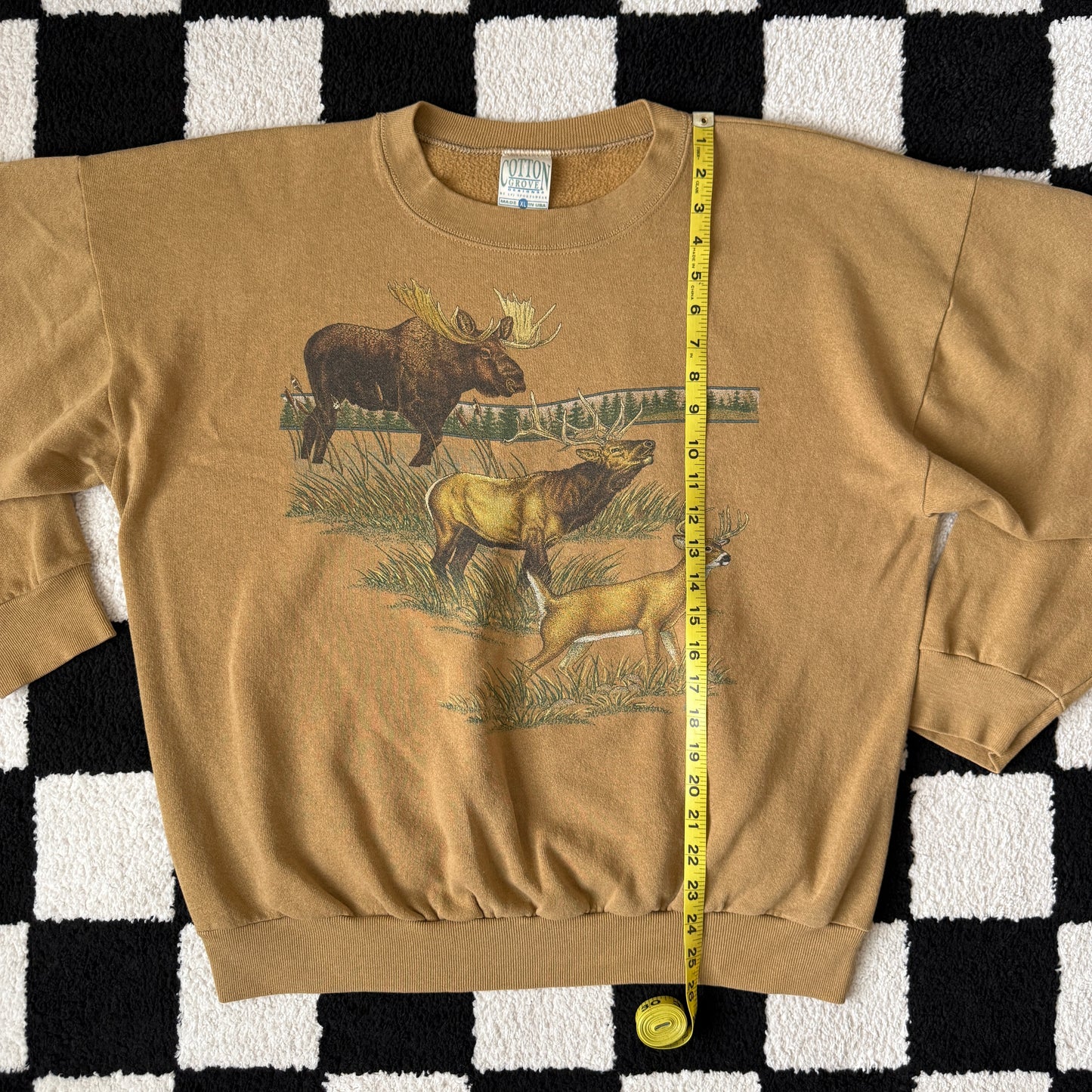 unique vintage whimsical 90s y2k graphic pullover sweatshirt