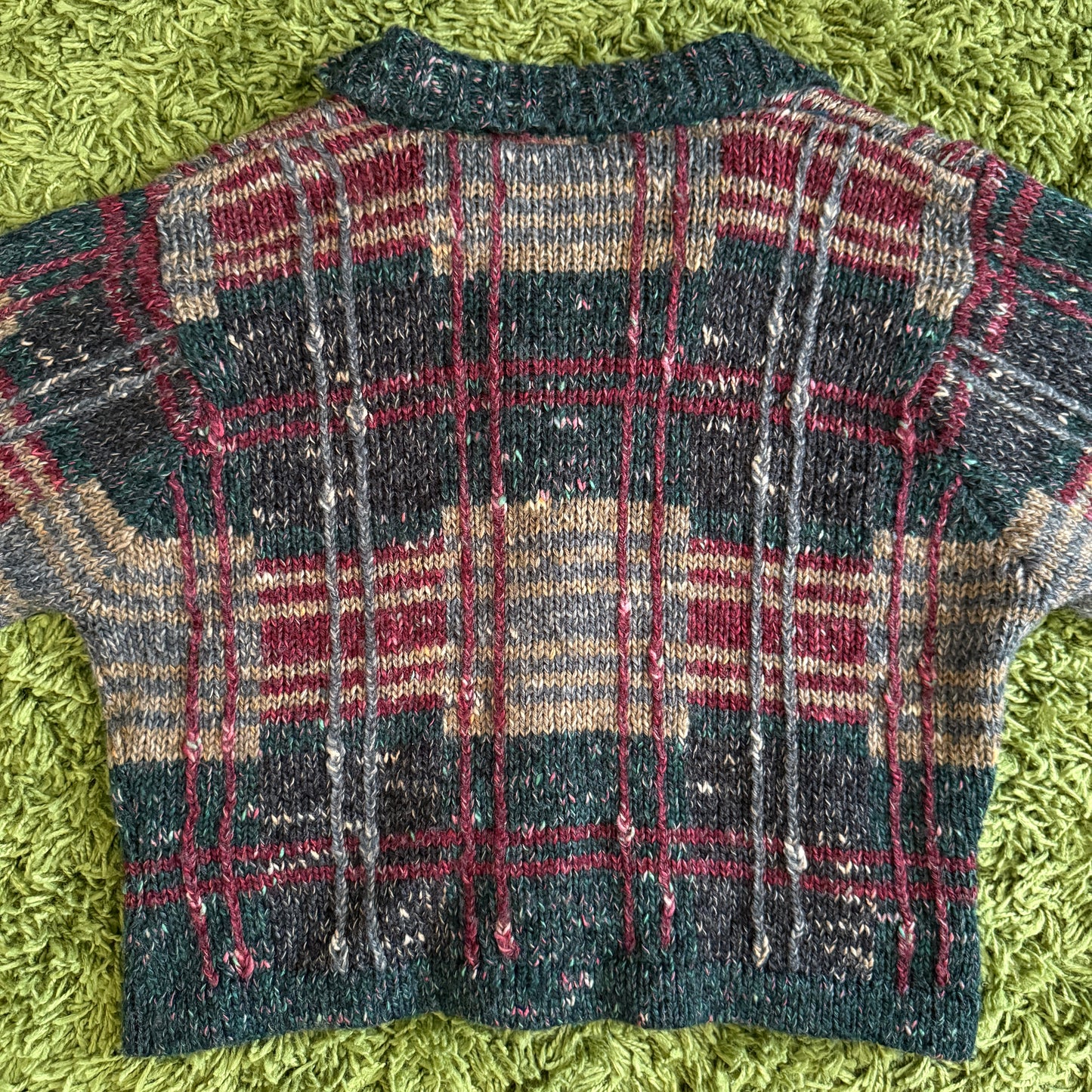 unique vintage whimsy 90s y2k MAURICES knit cardigan sweater