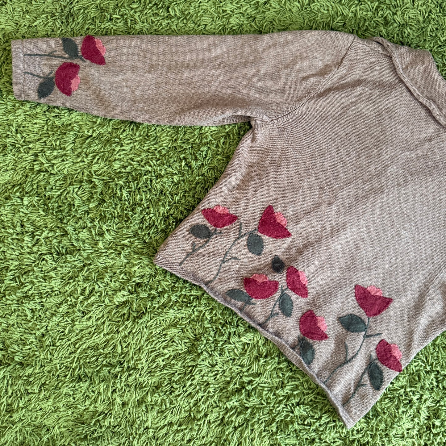 unique vintage whimsy 90s y2k CHRISTOPHER & BANKS knit cardigan sweater