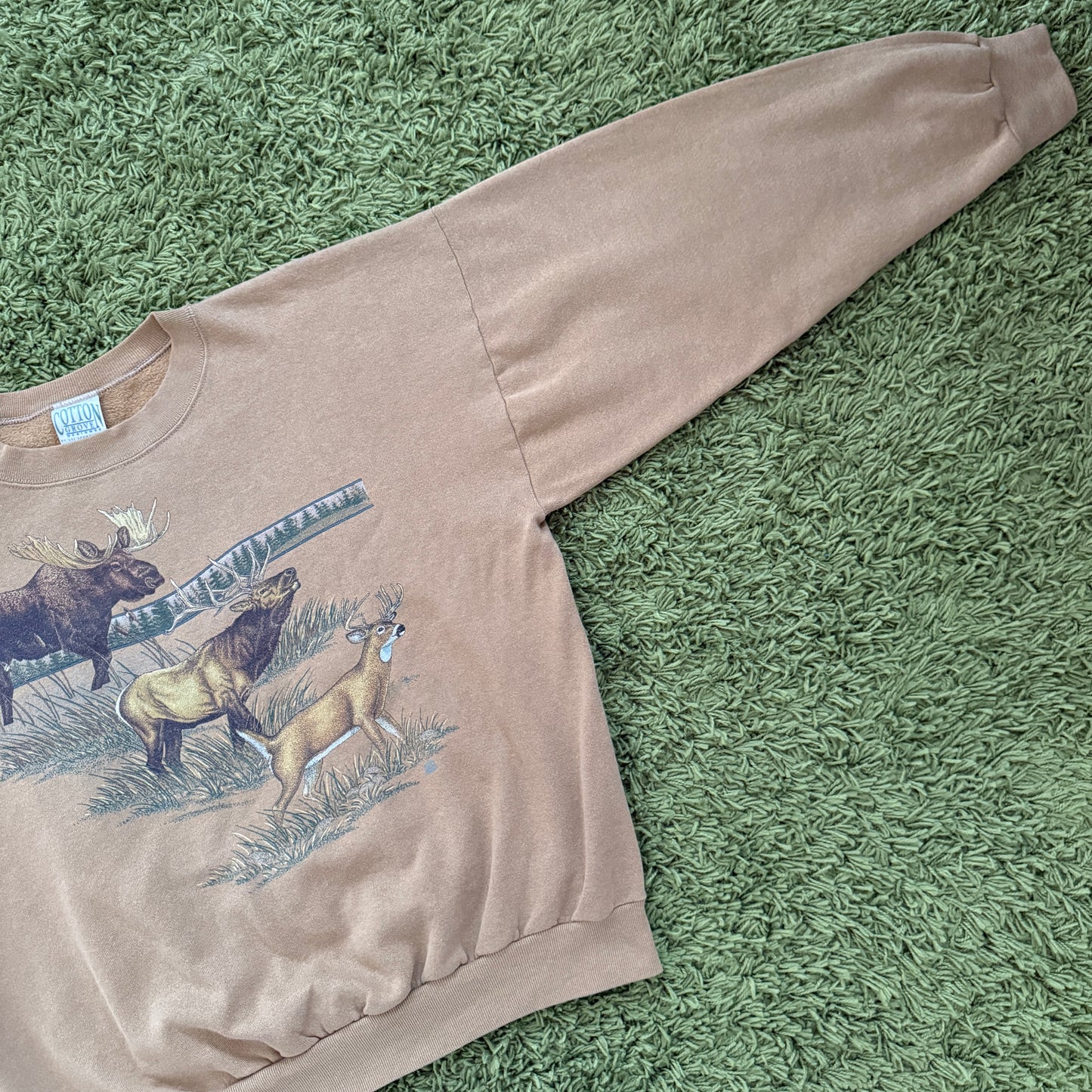unique vintage whimsical 90s y2k graphic pullover sweatshirt