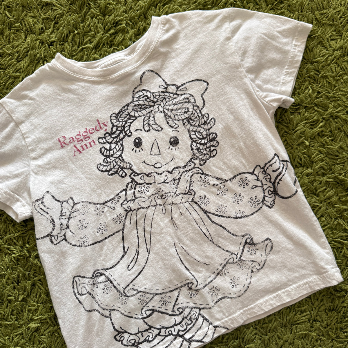 unique vintage whimsical 90s y2k graphic baby tee