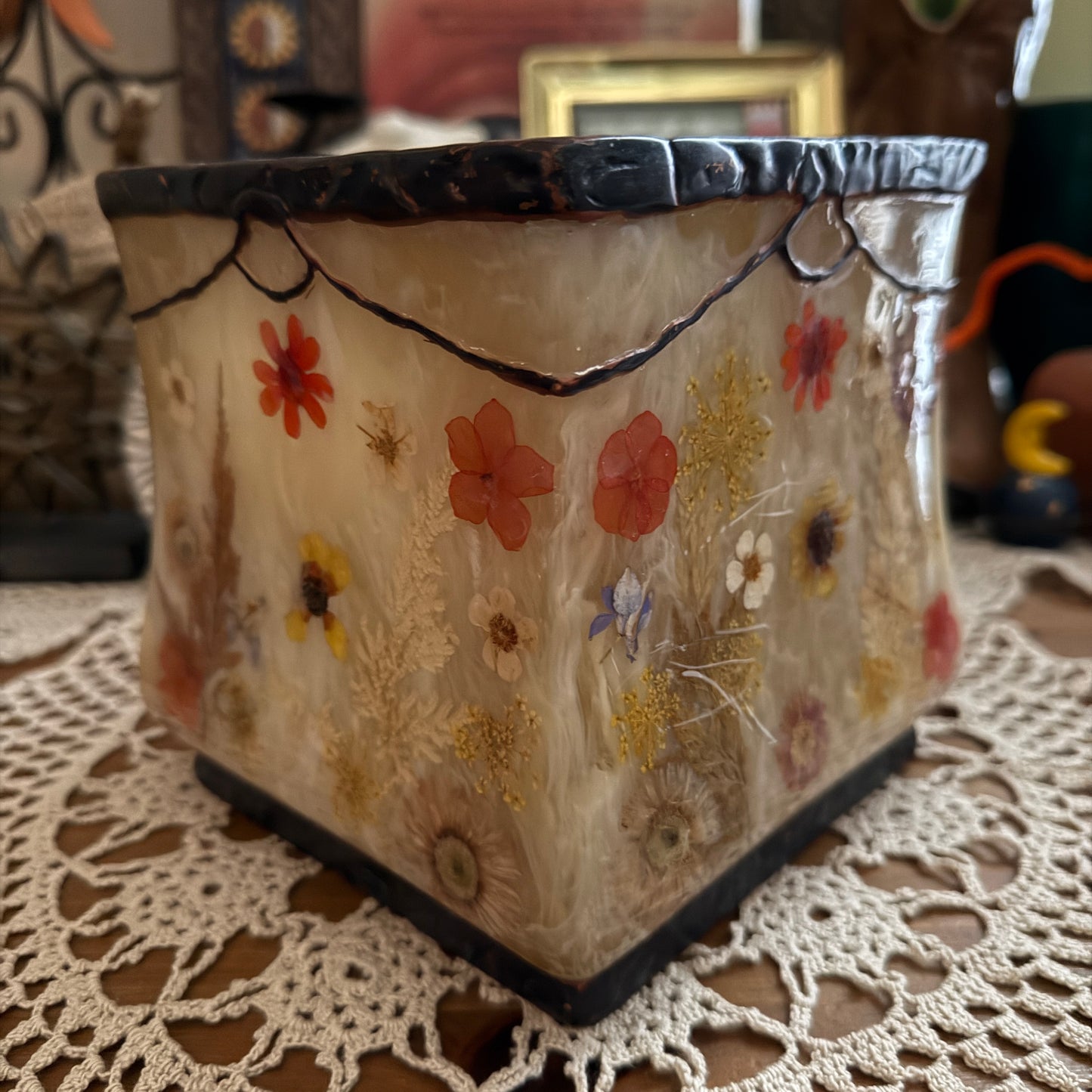 unique vintage whimsical tissue box