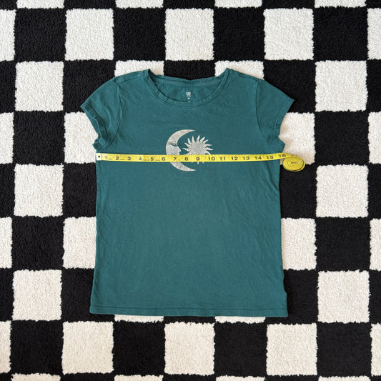 vintage whimsy celestial 90s y2k graphic baby tee