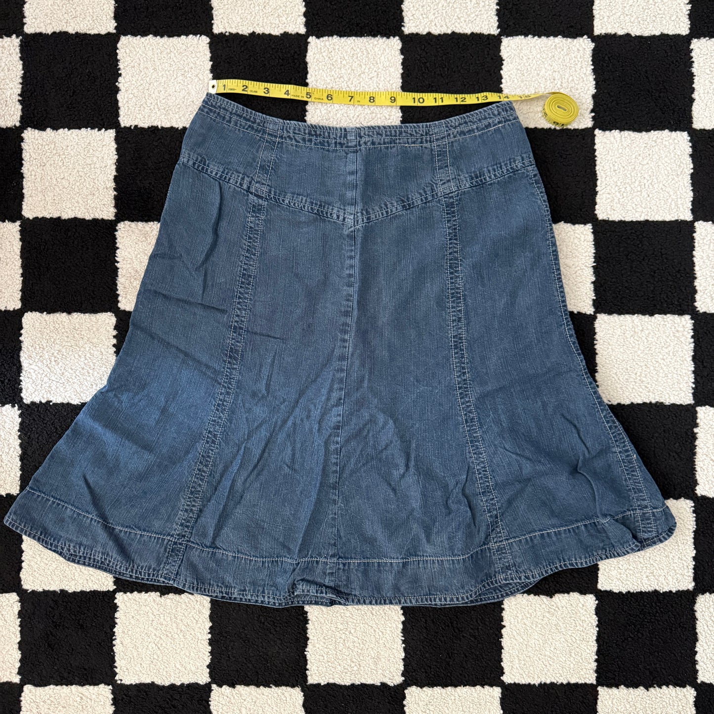 unique vintage whimsical 90s y2k midi skirt