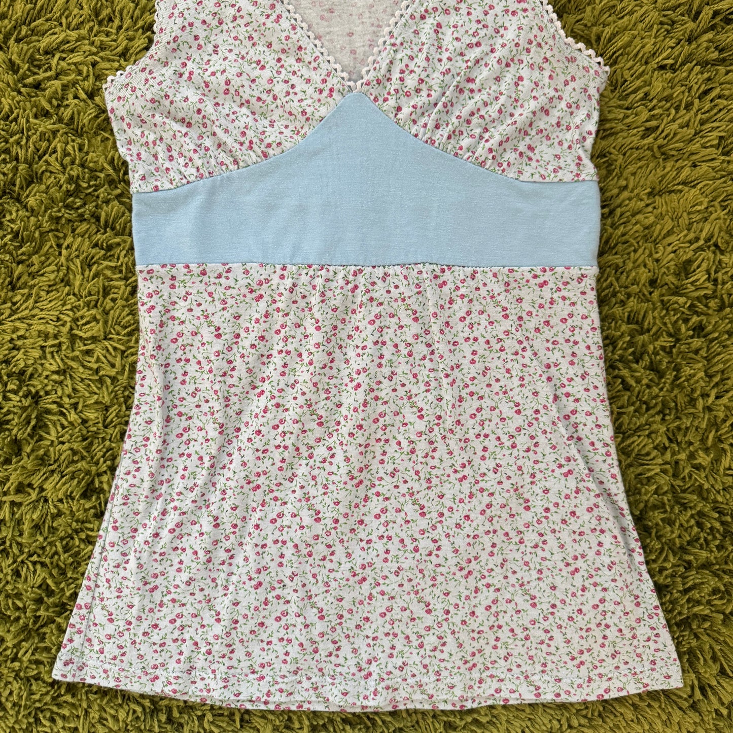 unique vintage whimsical 90s y2k DNLA babydoll top