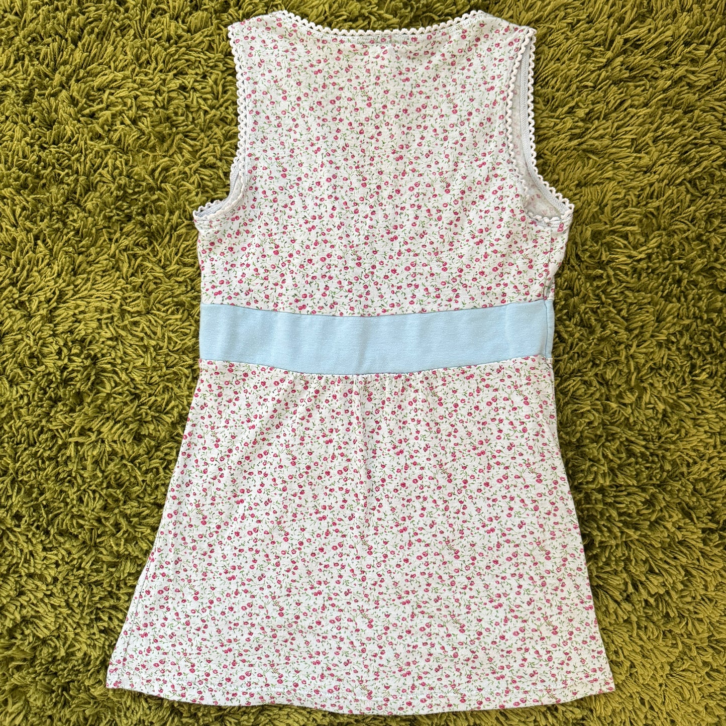 unique vintage whimsical 90s y2k DNLA babydoll top