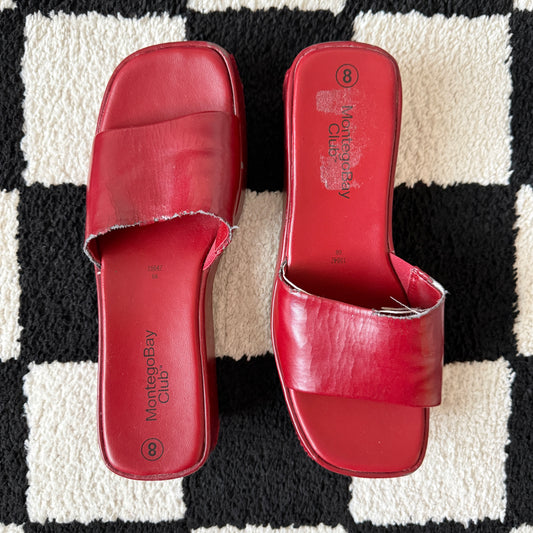 unique vintage whimsical 90s y2k chunky sandals