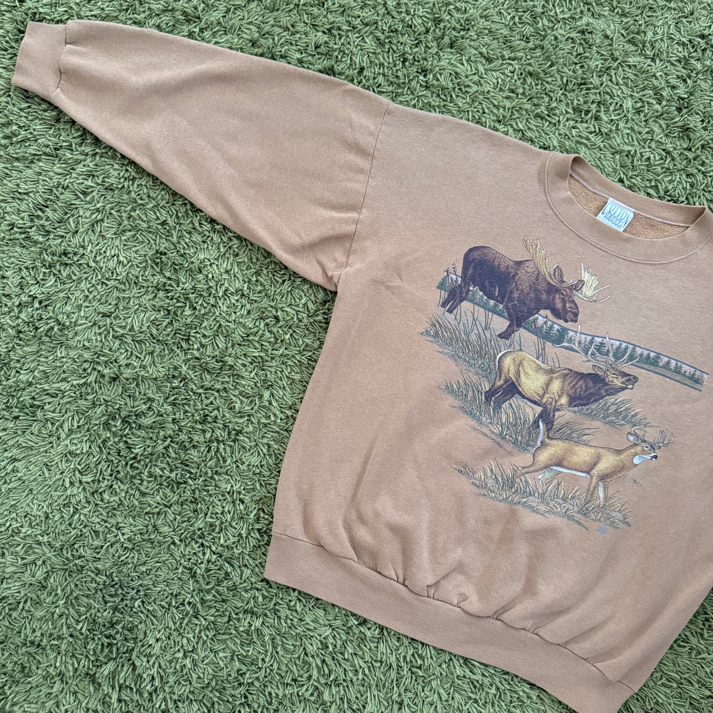 unique vintage whimsical 90s y2k graphic pullover sweatshirt