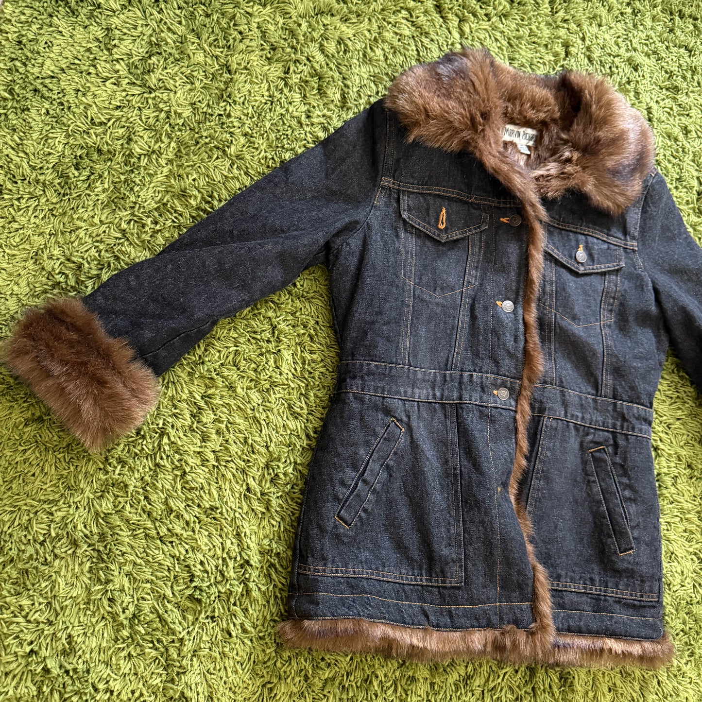 vintage whimsy 90s y2k MARVIN RICHARDS penny lane coat