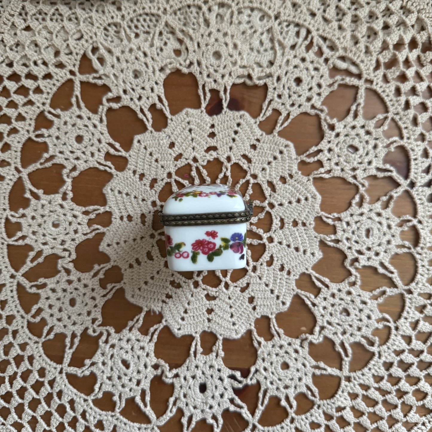 unique vintage whimsical trinket box