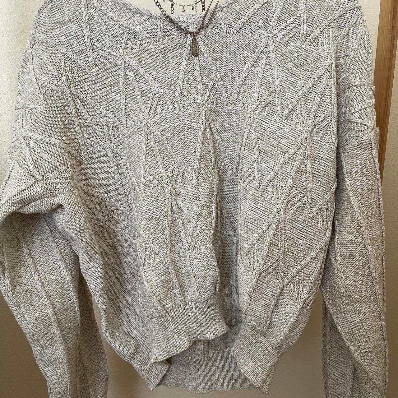 earth tone pullover sweater