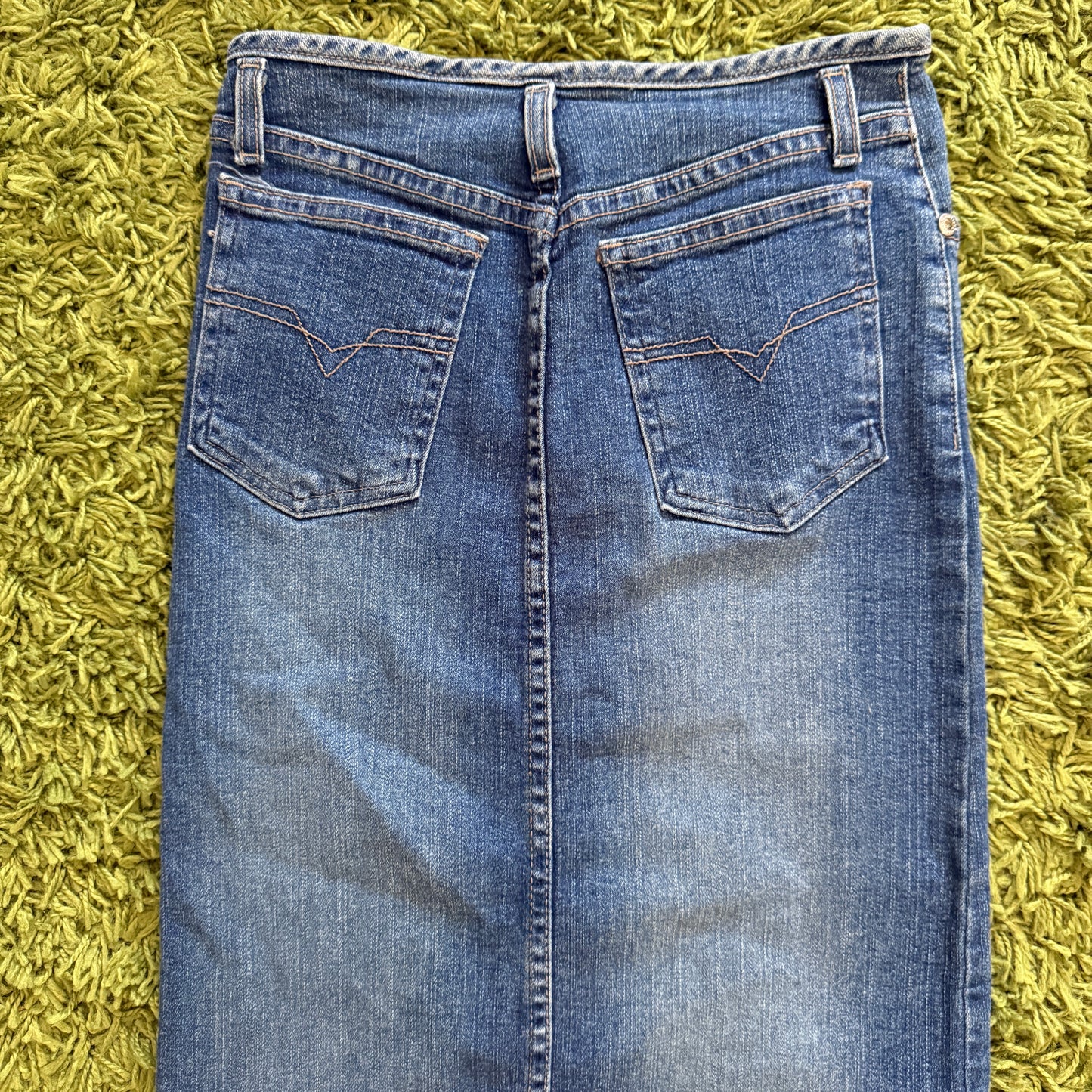 vintage whimsy 90s y2k denim skirt