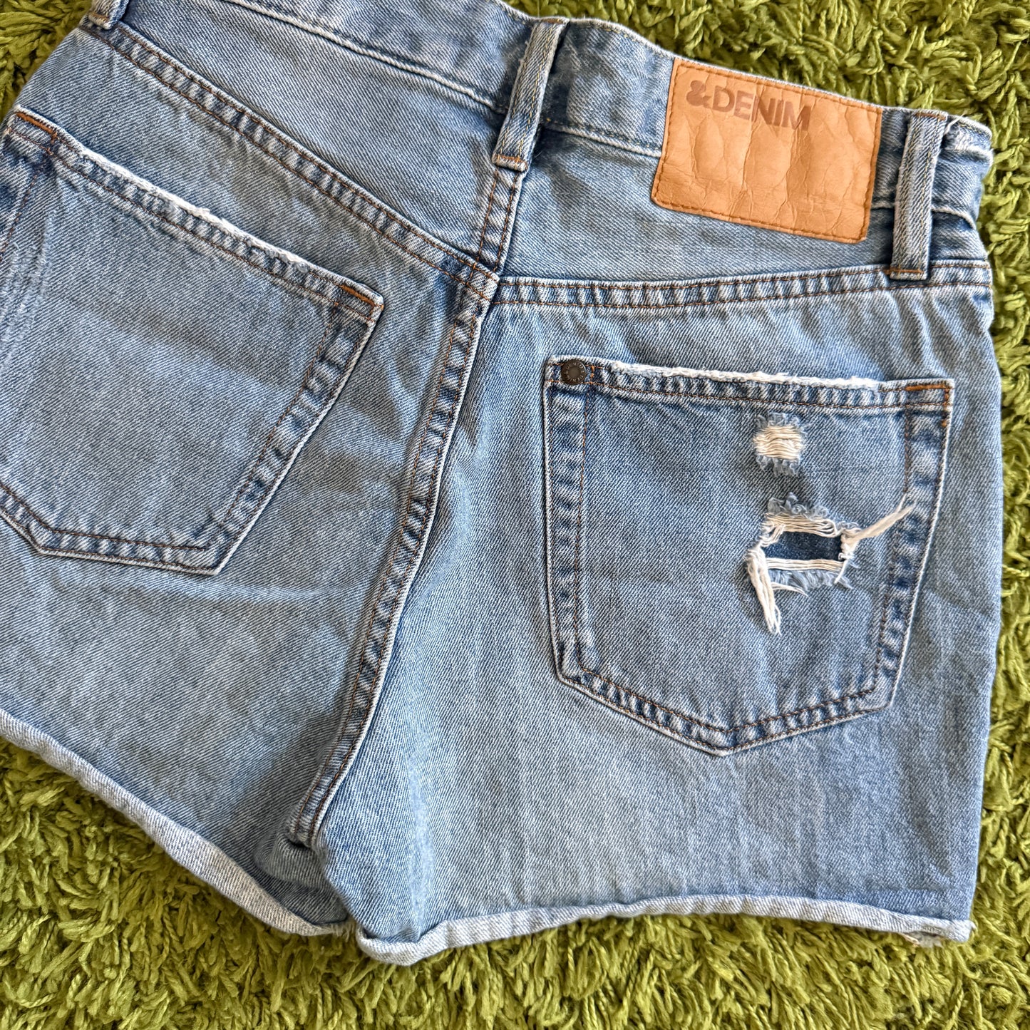 vintage whimsy 90s y2k denim shorts