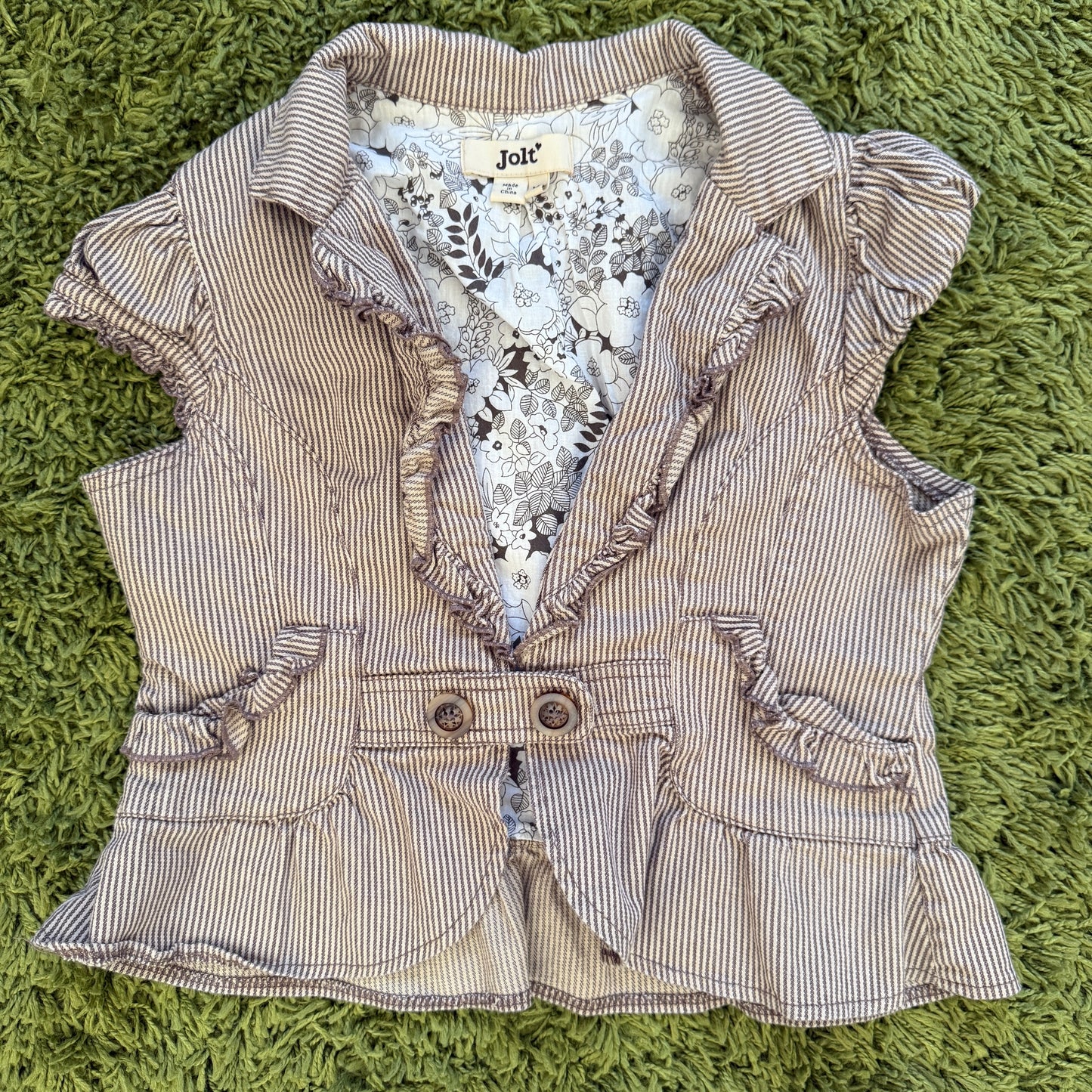 unique vintage whimsy 90s y2k JOLT babydoll top