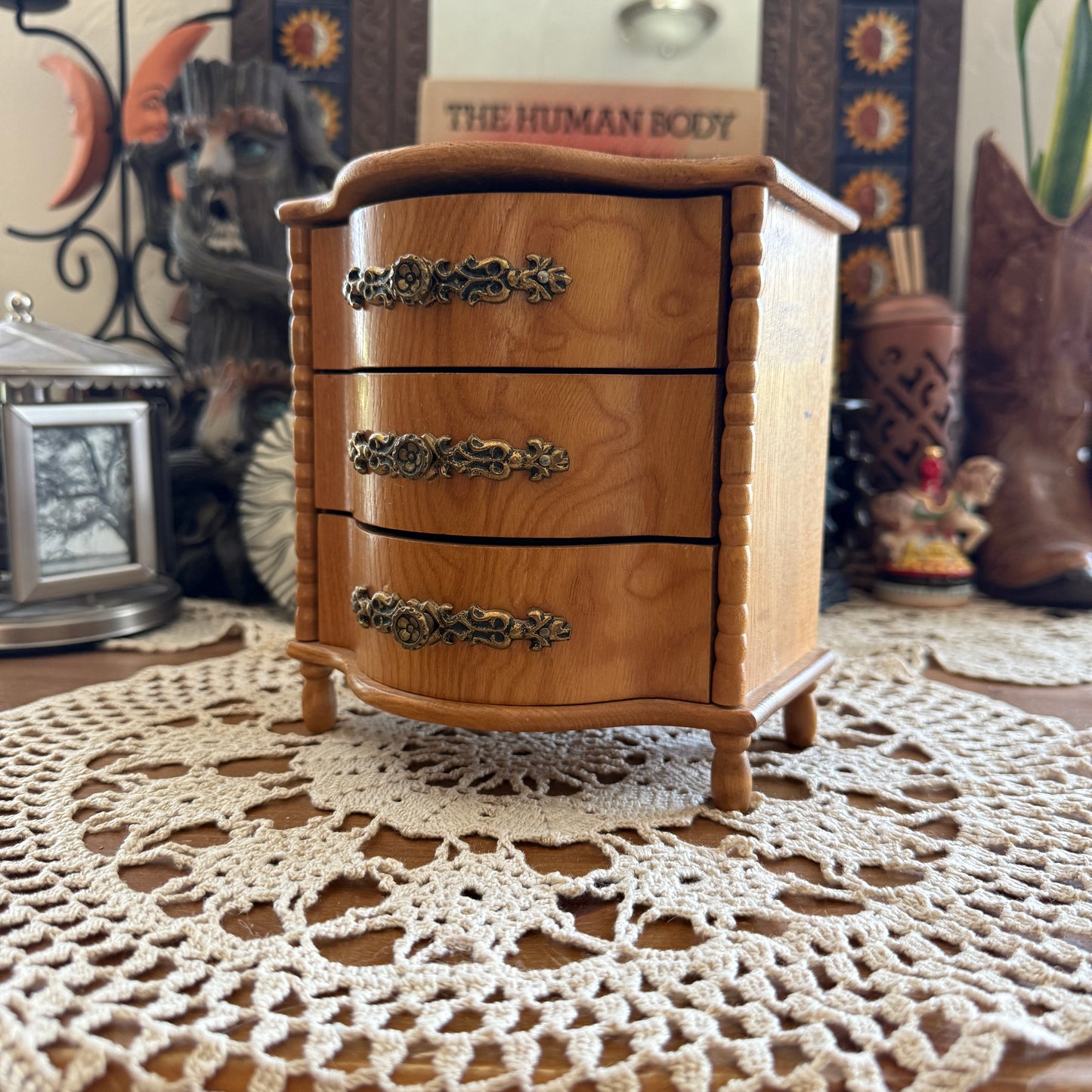 unique vintage whimsical jewelry holder